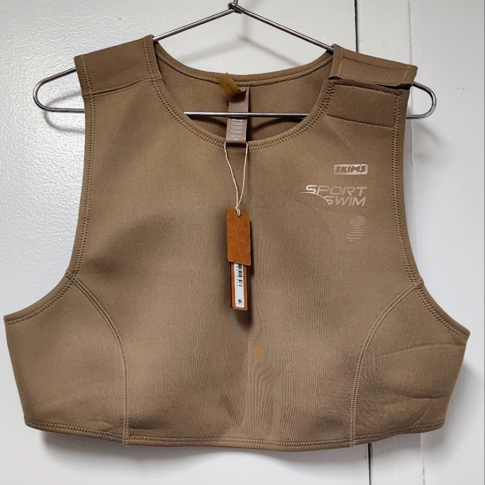 Skims Sport Swim Crop Top